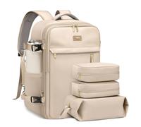 VNINE Handgepäck Rucksack 46x18x30 Damen Handgepäck，30L Reiserucksack Tasche für Flugzeug,Carry On Hand Luggage,Leichter Kabinenrucksack，17 Zoll Laptop Travel Backpack mit 3 Packwürfel