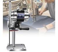vnmudzeo Elektrische Stoffschneidewerkzeuge Kommerziell, Mit Automatischer SchleifgeräT, 80-340 Mm Vertikaler Lederschneider Mit Geradem Messer, Zum Schneiden Von Dickem Material,10″