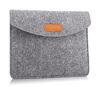 VOANZO 13-13,3 Zoll Laptop Sleeve Bag Filz Laptoptasche mit extra Aufbewahrungstasche Ultra Light Slim Notebook Computer Tablet Case Cover Aktentasche Grau