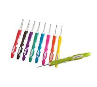 VOANZO 9pcs Ergonomische Häkelnadel Stricknadeln Nähen Zubehör DIY Retro Crafts Weaving Sweater Knit Tool