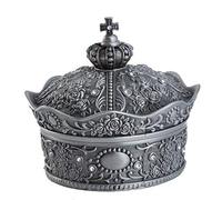 VOANZO Jewellery Storage Organizer - Alloy Crown Make-up Schmuck Aufbewahrungsbox Verschiedene Koreanische Prinzessin Metall Ohrringe Halskette Ring Schmuckschatulle