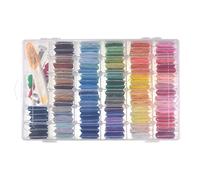VOANZO Stickgarn, Kreuzstichgarn, Zubehör-Set mit Organizer, Aufbewahrungsbox, Kreuzstichwerkzeug, Stickset, 100 Farben