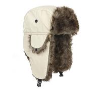 Vobozeany Fliegermütze für Herren Winter Warme Wintermütze Mit Ohrenklappen Russen Mütze Pilotenmütze Bombermütze Trappermütze