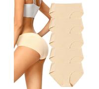 VOENXE Unterhosen Damen Nahtlos,Seamless Hipster UnterwäSche Frauen,Slips Ohne Naht,Unsichtbar Unterhose Schlüpfer Mehrpack,Invisible Underwear Women Microfaser Stretch,No Show Panties,5er-Pack Set