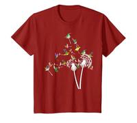 Vogelmotiv Natur Vogel Tier Pusteblume Kolibri T-Shirt