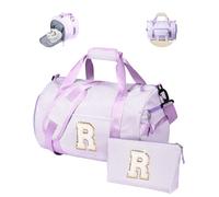 Vogewood Geburtstagsgeschenke für Tochter, Mädchen, Turnbeutel, Kinder-Reisetasche mit Schuhfach, personalisierte Reisetasche mit Make-up-Tasche, 3-12 Jahre alte Teenager, Mädchen, Geschenk, trendige