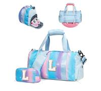 Vogewood Geschenk für Tochter, Mädchen, Turnbeutel mit Schuhfach, personalisierbare Wochenendtasche, Reisetasche, mit Make-up-Tasche, Geburtstagsgeschenk für Drandtochter, Nichte, Schwester