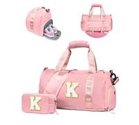 Vogewood Geschenk für Tochter, Mädchen, Turnbeutel mit Schuhfach, personalisierbare Wochenendtasche, Reisetasche, mit Make-up-Tasche, Geburtstagsgeschenk für Drandtochter, Nichte, Schwester, Solid