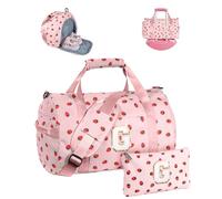 Vogewood Turnbeutel für Teenager-Mädchen, trendige Sachen, Turnbeutel für Kinder, personalisierbar, Wochenendtasche mit Schuhfach, Reise-Tragetasche mit Make-up-Tasche, Geburtstagsgeschenk für