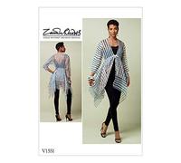 Vogue Mustern Vogue 1551 ZZ, Schnittmuster Verschleierung, Größen lrg-xxl, mehrfarbig