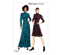 Vogue Mustern Vogue 9264 E5, Schnittmuster/Petite Kleid, Größen 14-22, Mehrfarbig