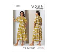 Vogue Paper Pattern V2024H5 Damenkleid von Rachel Comey H5 (34-36-38-40)