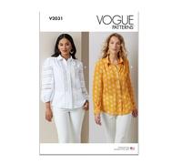 Vogue Paper Pattern V2031U5 Damenblusen U5 (16-18-20-22-24)