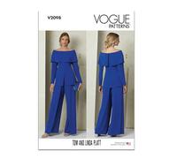 Vogue Paper Patterns V2098B5 Damen-Top und Hose von Tom and Linda Platt B5 (36-38-40-42-44)