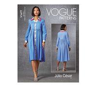 Vogue Pattern V1677Y Damenkleid Y (XSM-SML-MED), Papier, verschieden