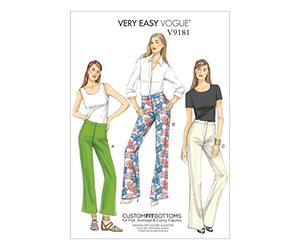 Vogue Patterns 9181 E5, Damenhosen, Größen 42-50
