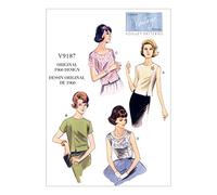 Vogue Patterns 9187 E5, Damenoberteil, Größen 40-48