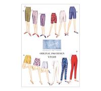 Vogue Patterns 9189, Damen-Shorts und Hosen, Größen 42-50, mehrfarbig, E5 (42-44-46-48-50)