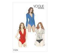Vogue Patterns 9298E5 Vogue Schnittmuster 9298 E5, Damen-Body, Größen 42-50, Tissue, mehrfarbig, 15 x 0.5 x 22 cm