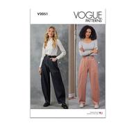 Vogue Patterns Paper Pattern V2051H5 Damenhose H5 (34-36-38-40-42)