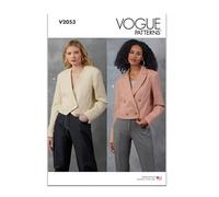 Vogue Patterns Paper Pattern V2053R5 Damenjacken R5 (14-16-18-20-22)