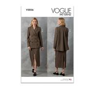 Vogue Patterns Paper Pattern V2056Y5 Damenjacke und Rock, Y5 (46-50-52-54)