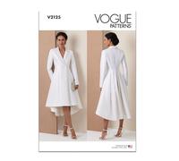 Vogue Patterns Schnittmuster V2125P5 zweireihiges Kleid für Damen und Herren, P5 (40-42-44-46-48)