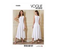 Vogue Patterns V1878E5 Damenkleid E5 (14-16-18-20-22)