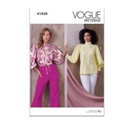 Vogue Patterns V1939B5 Damen-Top B5 (36-38-40-42-44)
