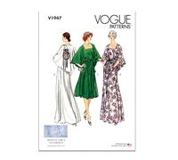 Vogue Patterns V1947Y5 Damen Abendkleid Vintage 1970er Jahre Y5 (18-20-22-24-26)