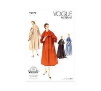 VOGUE PATTERNS V1977H5 Damenmäntel H5 (34-36-38-40)