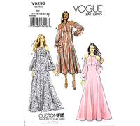 Vogue Patterns V9296E50 Special Occasion 9296 E5 Damenkleid, Papier oder Karton, Mehrfarbig, 15 x 0.5 x 22 cm
