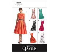 Vogue Schnittmuster 8020 Kleid Gr. A 6-8-10 (32-34-36-)