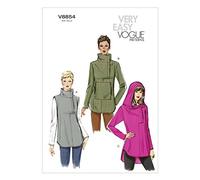 Vogue Schnittmuster, Jersey, beige, 0Y (XSM-SML-MED)