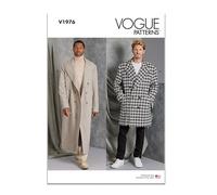 Vogue V1976 Schnittmuster-Set für Herren, lockere Passform, gefüttert, Größen 44-46-48-50-52