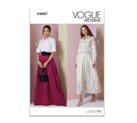 Vogue V2007B5 Zweiteiliges Kleid für Damen Schnittmuster-Paket, Design-Code V2007, Papier, mehrfarbig, Sizes 8-10-12-14-16