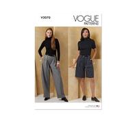 Vogue V2070B5 Schnittmuster für Damen-Shorts und Hosen, B5 (36-38-40-42-44)