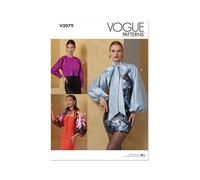 Vogue V2079A Schnittmuster für Damen-Bolero-Ärmel in drei Ausführungen A (XS-S-M-L-XL)