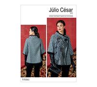 Vogue V9341ZZ Schnittmuster für Damenjacke von Julio Cesar, Gr. 48-54