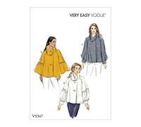 Vogue V9347Y Schnittmuster für Damen, sehr einfach zu nähen, Größen 37-42