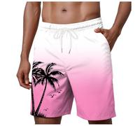vohiko Badehose für Herren - Schnelltrocknend Badeshorts Männer Atmungsaktiv Schwimmhose Sommer Boardshorts mit Verstellbarem Tunnelzug - Hawaii Kurze Hose Shorts Sporthose