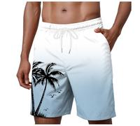 vohiko Badehose für Herren - Schnelltrocknend Badeshorts Männer Atmungsaktiv Schwimmhose Sommer Boardshorts mit Verstellbarem Tunnelzug - Hawaii Kurze Hose Shorts Sporthose