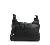 Voi Boston Umhängetasche schwarz, genarbtes Leder, Damen