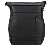 Voi 4Seasons Rucksack Leder 40 cm Laptopfach schwarz (21246-schwarz) schwarz