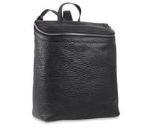 Voi Hirsch Karoline City Rucksack Leder 31 cm schwarz (22068-schwarz) schwarz