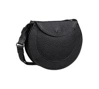 VOI Umhängetasche SIGRUN Leder Hirsch Crossbody Bag Damen: Farbe: Schwarz