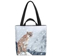VOID Berglöwe Löwe Puma Berge Tasche 33x33x14cm,15l Einkaufs-Beutel Shopper Einkaufs-Tasche Bag