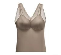 Volakebeing Damen Satin Camisole, Spitze Nahtlos, Einheitsgröße | Für Yoga und Strand, Weicher Satin Stoff, Ideal für Frauen, Spitze Details, Einheitsgröße 40-80kg
