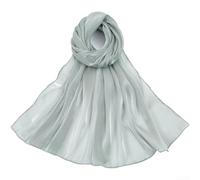 Volakebeing Damen Seidenschal Lang Leicht Elegant für Reise Strand | glatter Satin, extrem leicht und atmungsaktiv, ideal für warme Sommertage und kühle Büros