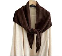 Volakebeing Gestricktes Dreieckstuch für Damen, warmer Schal als Halswärmer | Soft Breathable Knit, 110cm Length, für versatile Wrap For Office Or Evening, Cozy Neck Insulation